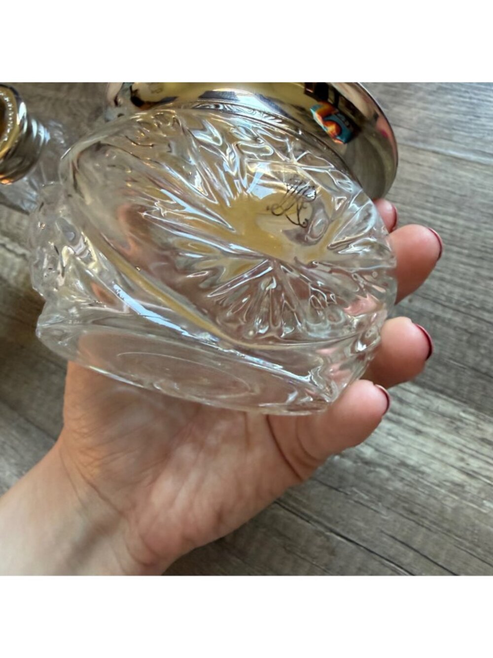Vintage Ralph Lauren Crystal Vanity Jar & Bottles Set With Ornate - Picture 9 of 14